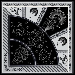 ÇİNİ DESEN İPEK TWİLL EŞARP