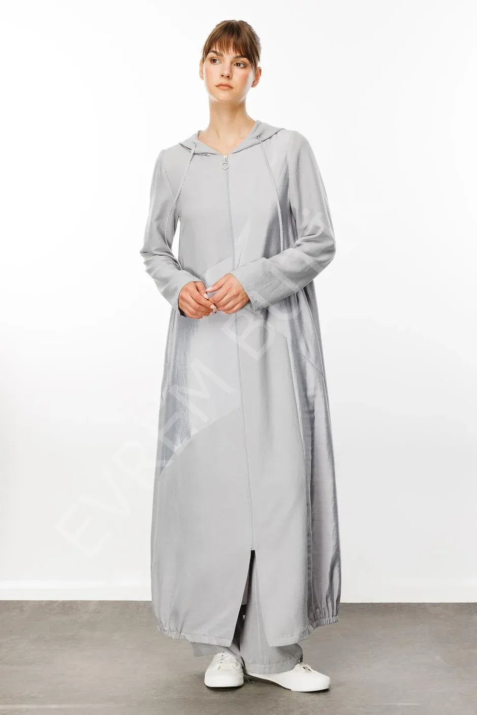 PERCHE İnce İpekçe Dokulu Hafif Kap Ferace