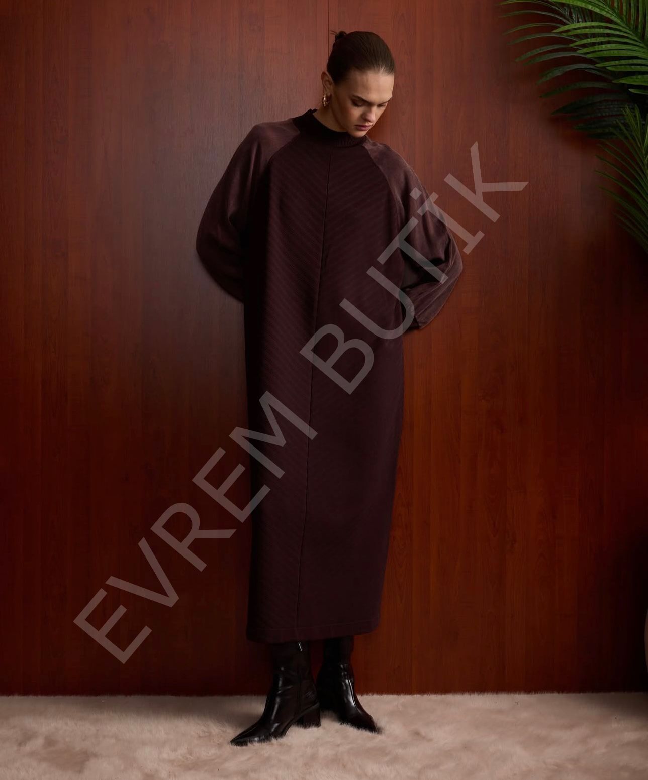 KOLLARI CUPRA TRİKO ELBİSE