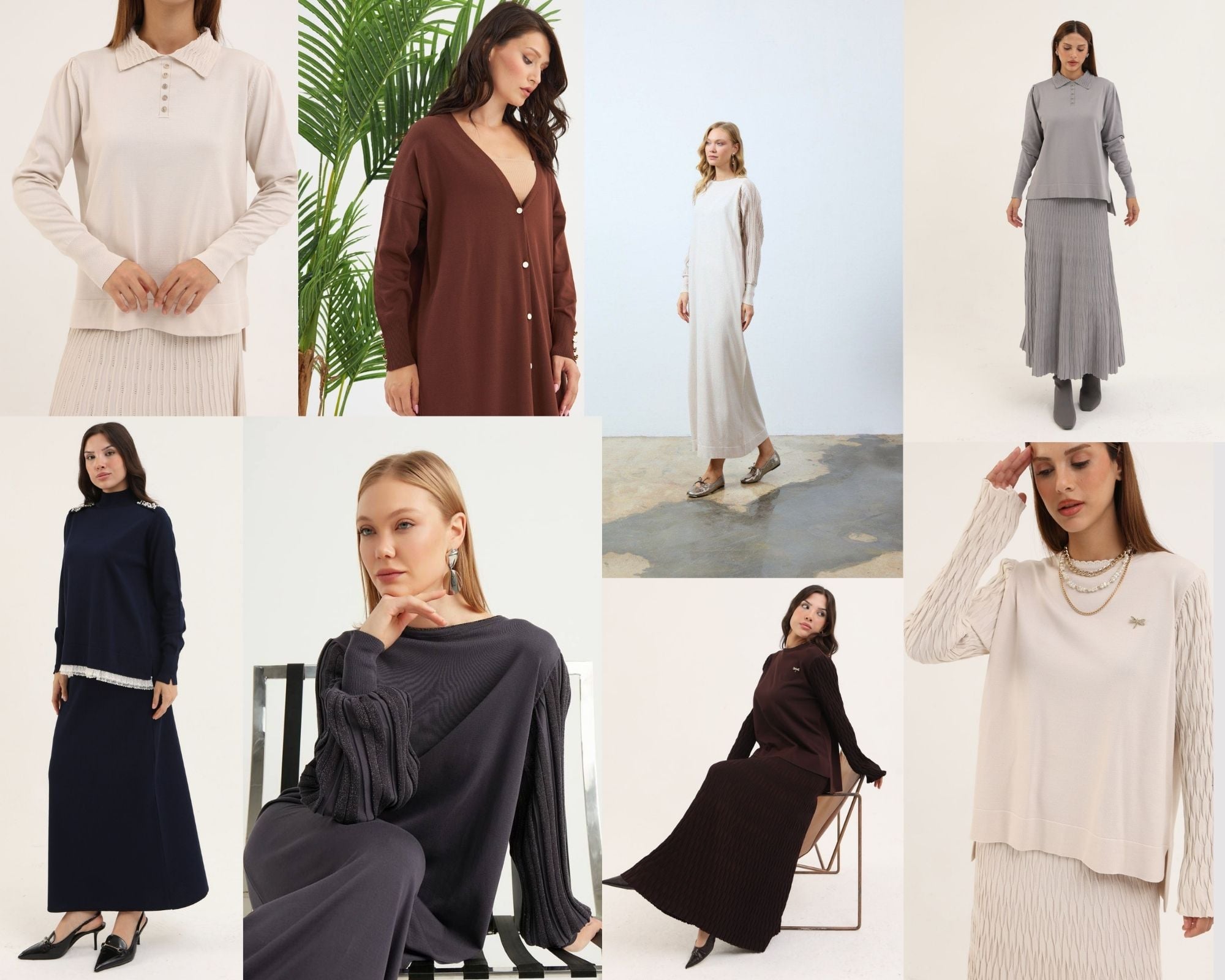 YENİ SEZON TRİKO ELBİSELER